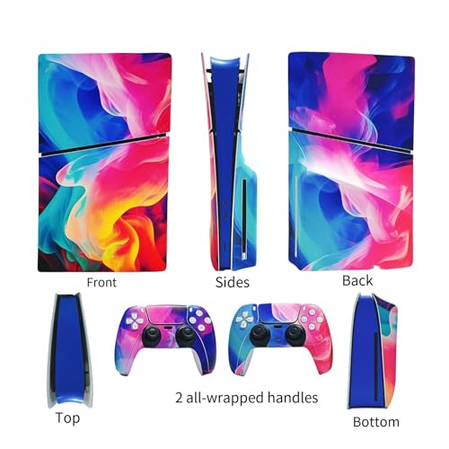 Konsolen Skin Für PS5 PRO Skin Digital Edition Konsole Und Controller Vinyl Cover Skins Wraps Kratzfest, Kompatibel Mit Für PS5 Digital Edition Pro 37037 Skins Wraps Geschenk Blasenfrei Konsolen Skin Für PS5 PRO Skin Digital Edition Konsole Und Controller Vinyl Cover Skins Wraps Kratzfest, Kompatibel Mit Für PS5 Digital Edition Pro 37037 Skins Wraps Geschenk Blasenfrei von YLMKMVLCZC