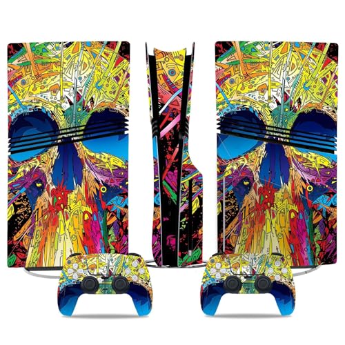Konsolen Skin Für PS5 PRO Skin Digital Edition Konsole Und Controller Vinyl Cover Skins Wraps Kratzfest, Kompatibel Mit Für PS5 Digital Edition Pro 39951 Skins Wraps Geschenk Blasenfrei Konsolen Skin Für PS5 PRO Skin Digital Edition Konsole Und Controller Vinyl Cover Skins Wraps Kratzfest, Kompatibel Mit Für PS5 Digital Edition Pro 39951 Skins Wraps Geschenk Blasenfrei von YLMKMVLCZC