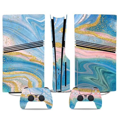 Konsolen Skin Für PS5 PRO Skin Digital Edition Konsole Und Controller Vinyl Cover Skins Wraps Kratzfest, Kompatibel Mit Für PS5 Digital Edition Pro 42368 Skins Wraps Geschenk Blasenfrei Konsolen Skin Für PS5 PRO Skin Digital Edition Konsole Und Controller Vinyl Cover Skins Wraps Kratzfest, Kompatibel Mit Für PS5 Digital Edition Pro 42368 Skins Wraps Geschenk Blasenfrei von YLMKMVLCZC