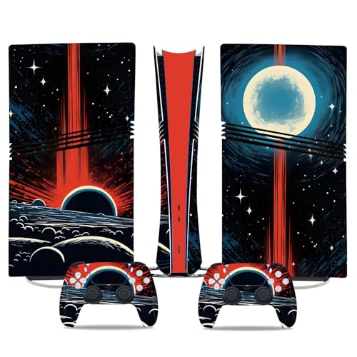Konsolen Skin Für PS5 PRO Skin Digital Edition Konsole Und Controller Vinyl Cover Skins Wraps Kratzfest, Kompatibel Mit Für PS5 Digital Edition Pro 48469 Skins Wraps Geschenk Blasenfrei Konsolen Skin Für PS5 PRO Skin Digital Edition Konsole Und Controller Vinyl Cover Skins Wraps Kratzfest, Kompatibel Mit Für PS5 Digital Edition Pro 48469 Skins Wraps Geschenk Blasenfrei von YLMKMVLCZC