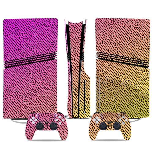 Konsolen Skin Für PS5 PRO Skin Digital Edition Konsole Und Controller Vinyl Cover Skins Wraps Kratzfest, Kompatibel Mit Für PS5 Digital Edition Pro 50965 Skins Wraps Geschenk Blasenfrei Konsolen Skin Für PS5 PRO Skin Digital Edition Konsole Und Controller Vinyl Cover Skins Wraps Kratzfest, Kompatibel Mit Für PS5 Digital Edition Pro 50965 Skins Wraps Geschenk Blasenfrei von YLMKMVLCZC