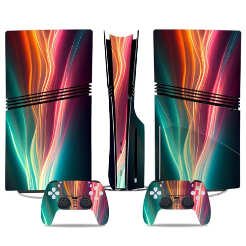 Konsolen Skin Für PS5 PRO Skin Digital Edition Konsole Und Controller Vinyl Cover Skins Wraps Kratzfest, Kompatibel Mit Für PS5 Digital Edition Pro 54169 Skins Wraps Geschenk Blasenfrei Konsolen Skin Für PS5 PRO Skin Digital Edition Konsole Und Controller Vinyl Cover Skins Wraps Kratzfest, Kompatibel Mit Für PS5 Digital Edition Pro 54169 Skins Wraps Geschenk Blasenfrei von YLMKMVLCZC