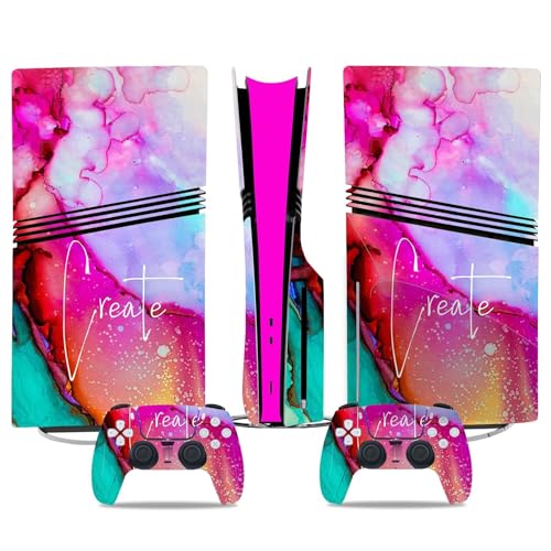 Konsolen Skin Für PS5 PRO Skin Digital Edition Konsole Und Controller Vinyl Cover Skins Wraps Kratzfest, Kompatibel Mit Für PS5 Digital Edition Pro 73206 Skins Wraps Geschenk Blasenfrei Konsolen Skin Für PS5 PRO Skin Digital Edition Konsole Und Controller Vinyl Cover Skins Wraps Kratzfest, Kompatibel Mit Für PS5 Digital Edition Pro 73206 Skins Wraps Geschenk Blasenfrei von YLMKMVLCZC