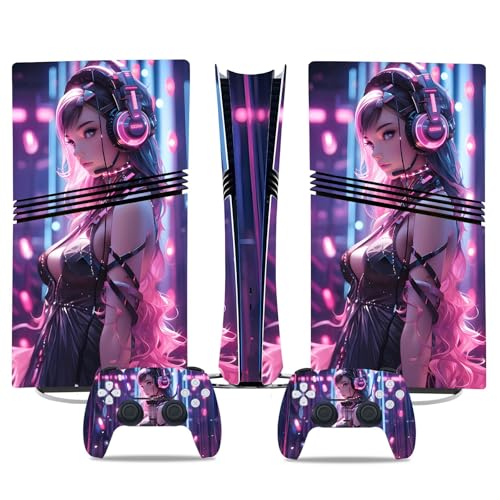 Konsolen Skin Für PS5 PRO Skin Digital Edition Konsole Und Controller Vinyl Cover Skins Wraps Kratzfest, Kompatibel Mit Für PS5 Digital Edition Pro 79870 Skins Wraps Geschenk Blasenfrei Konsolen Skin Für PS5 PRO Skin Digital Edition Konsole Und Controller Vinyl Cover Skins Wraps Kratzfest, Kompatibel Mit Für PS5 Digital Edition Pro 79870 Skins Wraps Geschenk Blasenfrei von YLMKMVLCZC