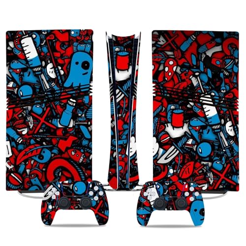 Konsolen Skin Für PS5 PRO Skin Digital Edition Konsole Und Controller Vinyl Cover Skins Wraps Kratzfest, Kompatibel Mit Für PS5 Digital Edition Pro 80140 Skins Wraps Geschenk Blasenfrei Konsolen Skin Für PS5 PRO Skin Digital Edition Konsole Und Controller Vinyl Cover Skins Wraps Kratzfest, Kompatibel Mit Für PS5 Digital Edition Pro 80140 Skins Wraps Geschenk Blasenfrei von YLMKMVLCZC