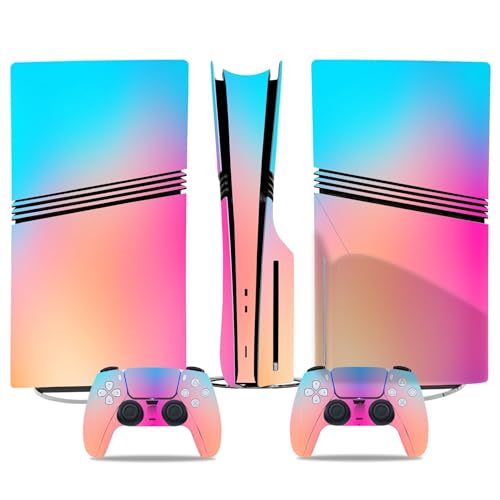 Konsolen Skin Für PS5 PRO Skin Digital Edition Konsole Und Controller Vinyl Cover Skins Wraps Kratzfest, Kompatibel Mit Für PS5 Digital Edition Pro 89100 Skins Wraps Geschenk Blasenfrei Konsolen Skin Für PS5 PRO Skin Digital Edition Konsole Und Controller Vinyl Cover Skins Wraps Kratzfest, Kompatibel Mit Für PS5 Digital Edition Pro 89100 Skins Wraps Geschenk Blasenfrei von YLMKMVLCZC