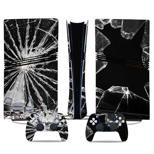 Konsolen Skin Für PS5 Pro Skin Disc Edition & Für PS5 Pro Skin Digital Edition Konsole Und Controller Vinyl Cover Skins Wraps Kratzfest Kompatibel 17957 Skins Wraps Geschenk Blasenfrei(Digital Edition von YLMKMVLCZC