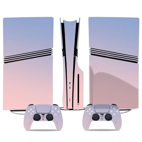 Konsolen Skin Für PS5 Pro Skin Disc Edition & Für PS5 Pro Skin Digital Edition Konsole Und Controller Vinyl Cover Skins Wraps Kratzfest Kompatibel 36137 Skins Wraps Geschenk Blasenfrei(Digital Edition von YLMKMVLCZC