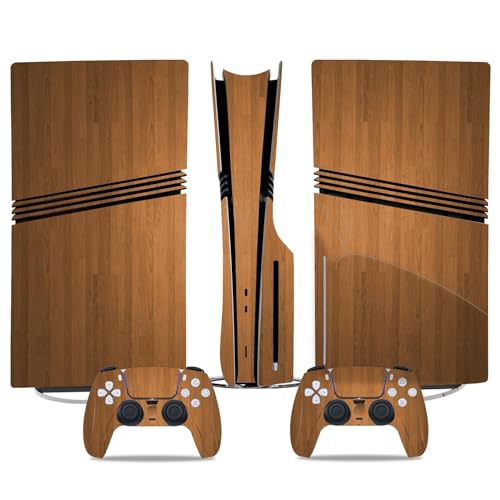 Konsolen Skin Für PS5 Pro Skin Disc Edition & Für PS5 Pro Skin Digital Edition Konsole Und Controller Vinyl Cover Skins Wraps Kratzfest Kompatibel 64106 Skins Wraps Geschenk Blasenfrei(Disc Version) von YLMKMVLCZC
