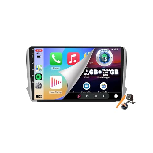 Y200s,YLOXFW Autoradio Android 15.0 Navi 2 DIN Stereo für Peug-eot 2008 208 2014-2018 Sat GPS Navigation 10 Zoll Cartablet DVD Multimedia Player FM BT Receiver mit Carplay 4G 5G WiFi DSP SWC Y200s,YLOXFW Autoradio Android 15.0 Navi 2 DIN Stereo für Peug-eot 2008 208 2014-2018 Sat GPS Navigation 10 Zoll Cartablet DVD Multimedia Player FM BT Receiver mit Carplay 4G 5G WiFi DSP SWC von YLOXFW