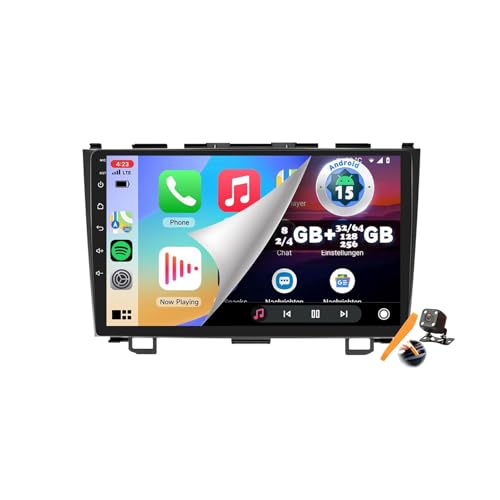 Y400s,YLOXFW Autoradio Android 15.0 Navi 2 DIN Stereo für CRV 2007-2011 Sat GPS Navigation 9 Zoll Cartablet DVD Multimedia Player FM BT Receiver mit Carplay 4G 5G WiFi DSP SWC Y400s,YLOXFW Autoradio Android 15.0 Navi 2 DIN Stereo für CRV 2007-2011 Sat GPS Navigation 9 Zoll Cartablet DVD Multimedia Player FM BT Receiver mit Carplay 4G 5G WiFi DSP SWC von YLOXFW
