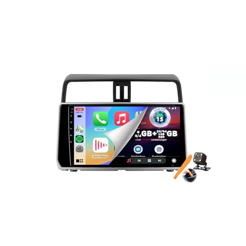 Y400s,YLOXFW Autoradio Android 15.0 Navi 2 DIN Stereo für Land Cruiser Prado 2017-2018 Sat GPS Navigation 9 Zoll Cartablet DVD Multimedia Player FM BT Receiver mit Carplay 4G 5G WiFi DSP SWC Y400s,YLOXFW Autoradio Android 15.0 Navi 2 DIN Stereo für Land Cruiser Prado 2017-2018 Sat GPS Navigation 9 Zoll Cartablet DVD Multimedia Player FM BT Receiver mit Carplay 4G 5G WiFi DSP SWC von YLOXFW
