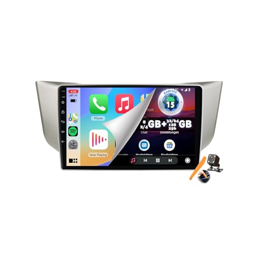 Y600s,YLOXFW Autoradio Android 15.0 Navi 2 DIN Stereo für Le-xus RX 2003-2009 Sat GPS Navigation 9 Zoll Cartablet DVD Multimedia Player FM BT Receiver mit Carplay 4G 5G WiFi DSP SWC Y600s,YLOXFW Autoradio Android 15.0 Navi 2 DIN Stereo für Le-xus RX 2003-2009 Sat GPS Navigation 9 Zoll Cartablet DVD Multimedia Player FM BT Receiver mit Carplay 4G 5G WiFi DSP SWC von YLOXFW