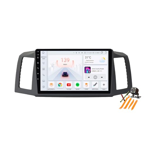 YLOXFW Autoradio Stereo Android 13.0 Navi für J-eep Grand Cherokee 2004-2007 Sat GPS Navigation 9 zoll Cartablet DVD Multimedia Player FM BT Receiver mit Carplay 4G 5G WIFI DSP SWC,Y100s YLOXFW Autoradio Stereo Android 13.0 Navi für J-eep Grand Cherokee 2004-2007 Sat GPS Navigation 9 zoll Cartablet DVD Multimedia Player FM BT Receiver mit Carplay 4G 5G WIFI DSP SWC,Y100s von YLOXFW
