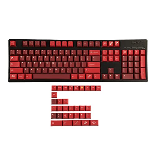 136 Tasten Jamon Cherry Profil Fünf Side Dye Sub-Tastenkappen PBT Tastenkappen für TKL 61 64 68 75 87 96 104 108 Keychron MX Tastatur von YMDK