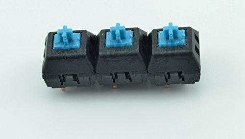 Cherry MX Switch, 3-polig, schwarz, rot, braun, blau, Schaft für mechanische Tastatur (blau) von YMDK