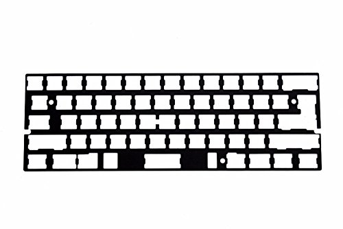 NPKC Universal eloxierte Aluminiumplatte Positionierplatte Unterstützung ISO ANSI für GH60 PCB 60% Tastatur DIY von YMDK