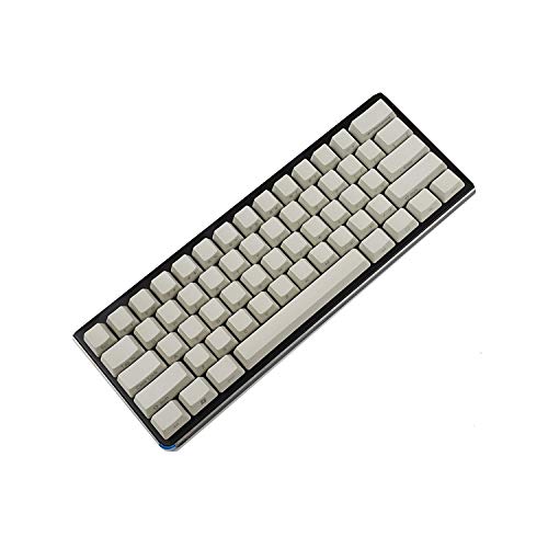 Seitlich bedruckte dicke PBT OEM Profil 61 ANSI Tastenkappen für MX Switches mechanische Tastatur (hellgrau) von YMDK