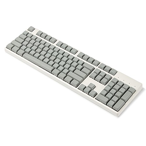 XDA 142 Tasten Komplettset Schlüsselsatz Rohling ähnlich DSA für MX mechanische Tastatur Steelseries Ergo Filco Leopold Cosair Noppoo Planck (dunkelgrau) (nur Tastenkappe) von YMDK