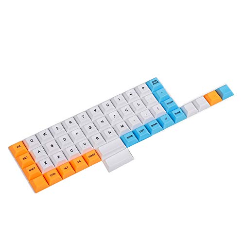 YMDK Dye Sub 1,4 mm PBT DSA Tastenkappe für MX Switches Tastatur Planck AMJ40 Niu40 (Farbe 1) von YMDK