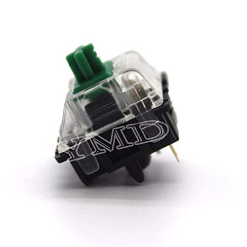 YMDK Gateron MX Switch 3 Pin und 5 Pin Transparent Gehäuse Schwarz Rot Grün Braun Blau Klar Schalter für mechanische Tastatur Cherry MX kompatibel von YMDK