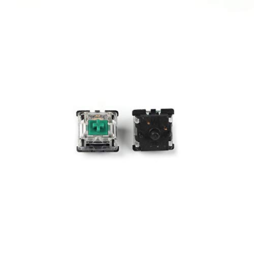 YMDK Gateron MX Switch 3 Pin und 5 Pin Transparent Gehäuse Schwarz Rot Grün Braun Blau Klar Schalter für mechanische Tastatur Cherry MX kompatibel von YMDK