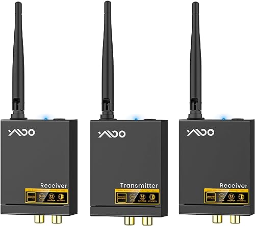 YMOO 3 in 1 Drahtlos Bluetooth Sender Empfänger fur TV, Wireless Audio Transmitter Receiver, 20ms Extrem Niedrige Latenz,320 Fuß Reichweite, Wireless Audio Adapter für/Lautsprecher/PC/Heimstereoanlage YMOO 3 in 1 Drahtlos Bluetooth Sender Empfänger fur TV, Wireless Audio Transmitter Receiver, 20ms Extrem Niedrige Latenz,320 Fuß Reichweite, Wireless Audio Adapter für/Lautsprecher/PC/Heimstereoanlage von YMOO