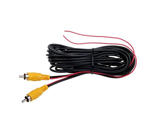 Standard Videokabel 12 V Cinch RCA mit Reverseleitung 6 Meter länge für Monitor Rückfahrkamera Rückfahrsystem YMPA VK-RCAS5R von YMPA