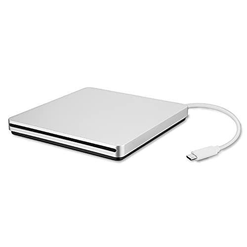 Ultradünner Externer Typ-C DVD CD Player Mit Classic Slot für USB-C MacBook, MacBook Air, Dell XPS, ASUS Zenbook, HP Spectre, Huawei Matebook... von YMY