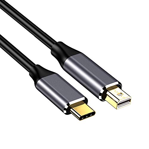 YMY USB Typ-C Stecker auf Mini Displayport Kabel, 4K@60Hz USB 3.1 C auf Mini DP Video Konvertierungskabel, Unterstützt Bildschirmspiegelungsmodus und Erweiterungsmodus von YMY