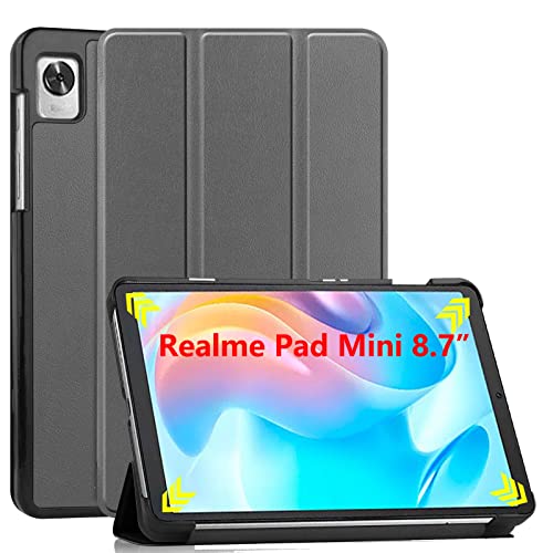 YMYH Hülle für Realme Pad Mini (2022) (8.7") hülle- Flip Case Cover Schutzhülle Realme Pad Mini -Gray von YMYH