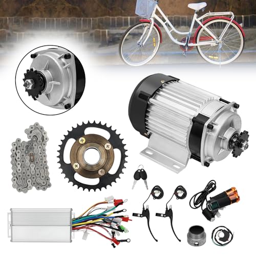 48V Fahrradmotor Bürstenloses Motor, Dre-irad Bike Umbausatz Go Kart Elektro Motoren 500W/750W Gokart Mit Motor Elektrischer Bürstenloser & Control Für Dr-eirad Reduktion E-Bike (48V 500W) von YNAADYH