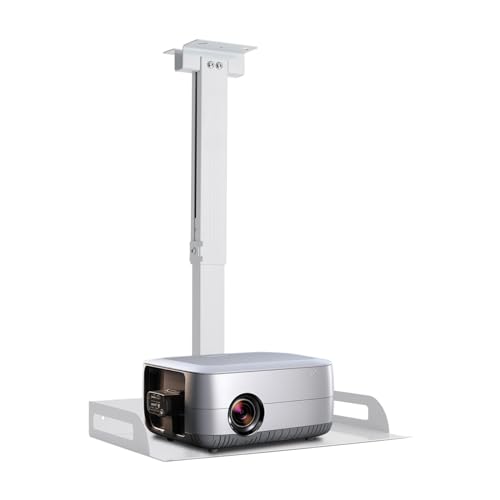 Unterstützung Videoprojektor Decke,Unterstützung Videoprojektor,Unterstützung Projektor 30-45.5Cm Tragbare Unterstützung Videoprojektor Sur Pied,360 ° Drehbar für Projektor, Kamera, Webcam (Weiß) von YNAADYH