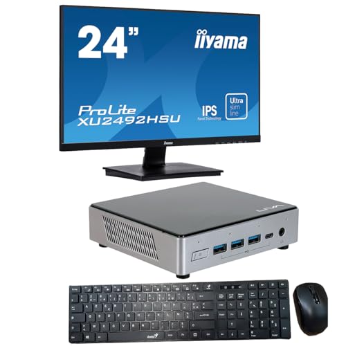 YNISEK Lösung Mini PC i7-10510U 16 GB 2 TB M.2 SSD + Display 24P + Tastatur + Maus, ohne OS YNISEK Lösung Mini PC i7-10510U 16 GB 2 TB M.2 SSD + Display 24P + Tastatur + Maus, ohne OS von YNISEK