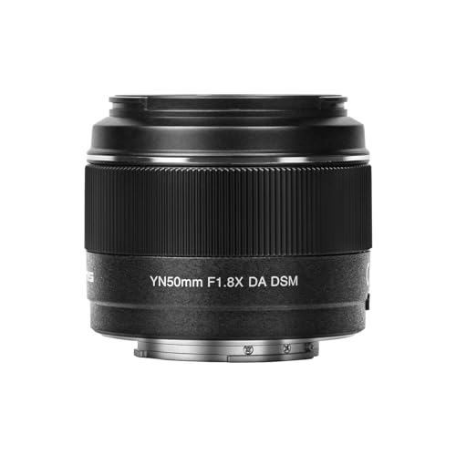 YNLENS YN50mm F1.8X DA DSM F1.8 Große Blende Mount und Objektiv Objektiv AF/MF Autofokus kompatibel mit Fuji (YN50mm F1.8X DA DSM) von YNLENS