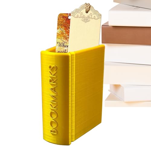 YNPQTDS Lesezeichenhalter | Buchförmiger Linealhalter - Großvolumiges Lesezubehör & Multifunktionale Schulutensilien für den Alltag YNPQTDS Lesezeichenhalter | Buchförmiger Linealhalter - Großvolumiges Lesezubehör & Multifunktionale Schulutensilien für den Alltag von YNPQTDS