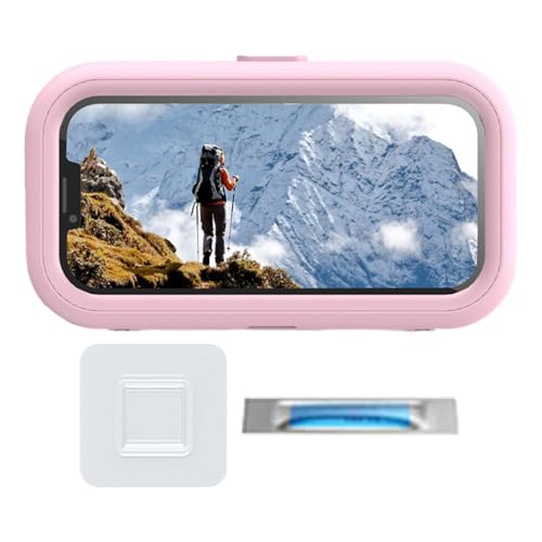 YNPQTDS Wall Mount Dusch Telefonhalter, Dusch Telefonhalter - Wasserdichtes Duschphone -Halter | 360 Grad einstellbar adhäsive Anti -Schlupf -Touchscreen -Anti -Nebel -Ständer für Badebad Pool Home von YNPQTDS