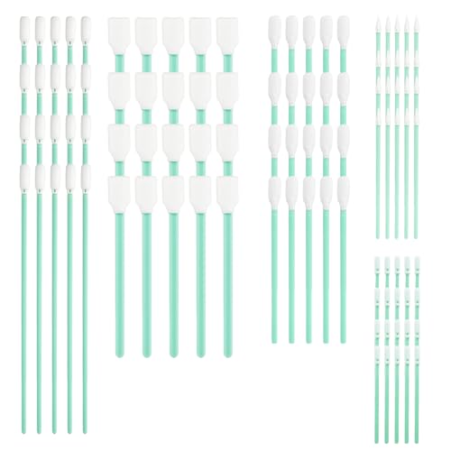 100 Stück Schaumstoff-Reinigungs-Tupfer Set, 5 Arten Schaumstofftupfer auf Stick für Elektronik, Optik, Objektiv, Kamera, Kunst, Handwerk, Nähmaschine 100 Stück Schaumstoff-Reinigungs-Tupfer Set, 5 Arten Schaumstofftupfer auf Stick für Elektronik, Optik, Objektiv, Kamera, Kunst, Handwerk, Nähmaschine von YNR