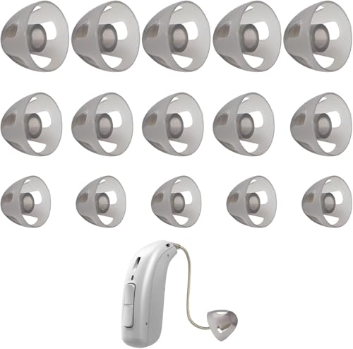 20 Stück Hörgeräte-Dome Ersatz,Offener Dome aus Silikon für Hörgeräte,Open Domes Hörgeräte Ohrstöpsel für mäßigen älteren Hörverlust Beeinträchtigungen,Größe M 20 Stück Hörgeräte-Dome Ersatz,Offener Dome aus Silikon für Hörgeräte,Open Domes Hörgeräte Ohrstöpsel für mäßigen älteren Hörverlust Beeinträchtigungen,Größe M von YNR
