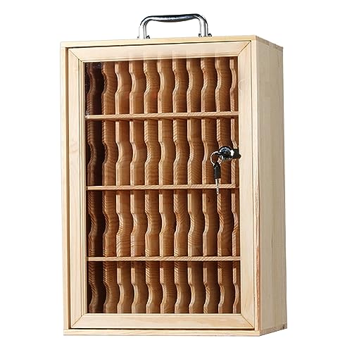 Handyschrank Für Die Schule Handyschrank Aus Holz Mit Griff Kann An Die Wand Gehängt Werden (S : 48 grids) von YNSHOP