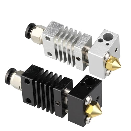 CR10 Hotend-Extruder Langstrecken-Thermo-Wärmeabriss aus Titanlegierung, 1,75 mm, for Creality CR10 3D-Drucker, Micro Swiss(Black,0.4-1.75mm) von YNXDKJDS