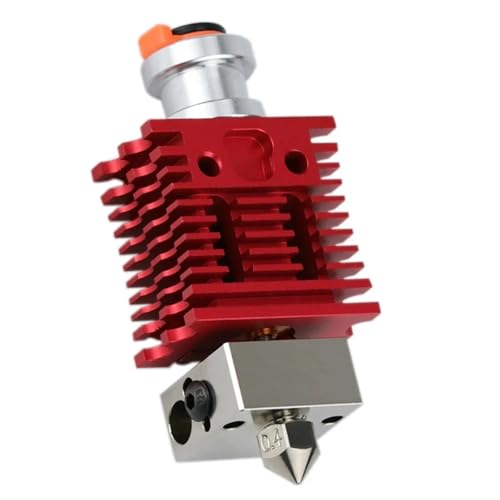 Der ultrapräzise 3D-Drucker-Extruder Red Lizard Q1 Radiator ist mit den Hotend-Adaptern V6 Hotend und CR10 Ender 3 kompatibel(Version 2) von YNXDKJDS