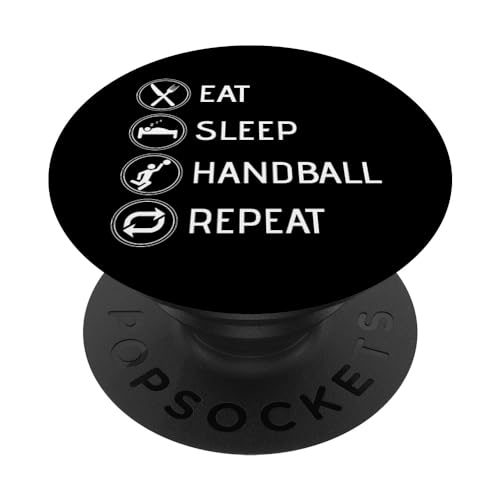 Eat Sleep Handball Repeat Handballer Jungen Mädchen PopSockets mit austauschbarem PopGrip Eat Sleep Handball Repeat Handballer Jungen Mädchen PopSockets mit austauschbarem PopGrip von YO! Diese Klamotten