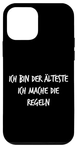 Ich Bin der ÄLTESTE Mache die Rules Geschenk Spruch Lustig Hülle für iPhone 12 mini von YO! Diese Klamotten