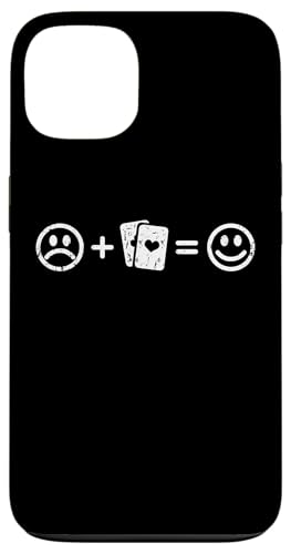 Kartenspielen macht glücklich Poker Spieler Lustig Hülle für iPhone 13 von YO! Diese Klamotten