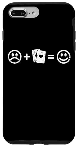Kartenspielen macht glücklich Poker Spieler Lustig Hülle für iPhone 7 Plus/8 Plus von YO! Diese Klamotten