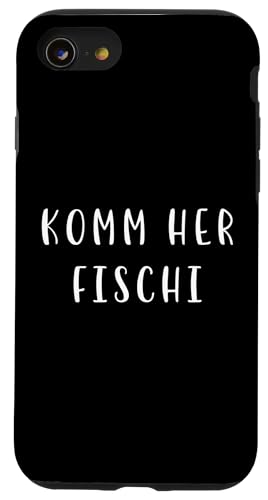 Komm her Fischi Witziges Statement Spruch Lustig Hülle für iPhone SE (2020) / 7 / 8 von YO! Diese Klamotten