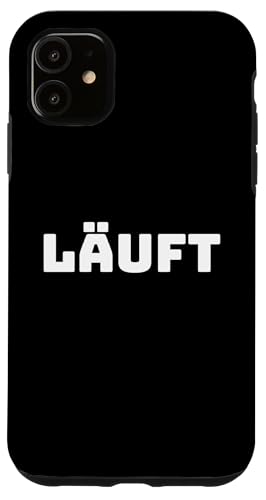 Läuft Lustiges Spruch Design Fun Statement Damen Herren Hülle für iPhone 11 von YO! Diese Klamotten