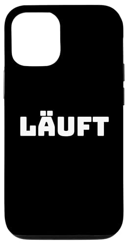 Läuft Lustiges Spruch Design Fun Statement Damen Herren Hülle für iPhone 12/12 Pro von YO! Diese Klamotten