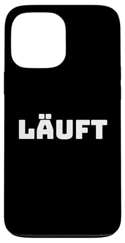 Läuft Lustiges Spruch Design Fun Statement Damen Herren Hülle für iPhone 13 Pro Max von YO! Diese Klamotten